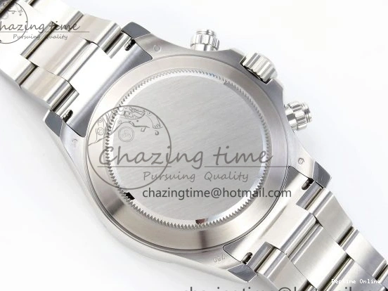 0213 DAYTONA 116509 SS OMF BEST EDITION GRAY BLACK DIAL ON SS BRACELET A7750 (SLIM MOVEMENT) Trendy 1805